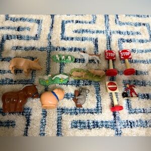 Animal and Traffic Sign Playset